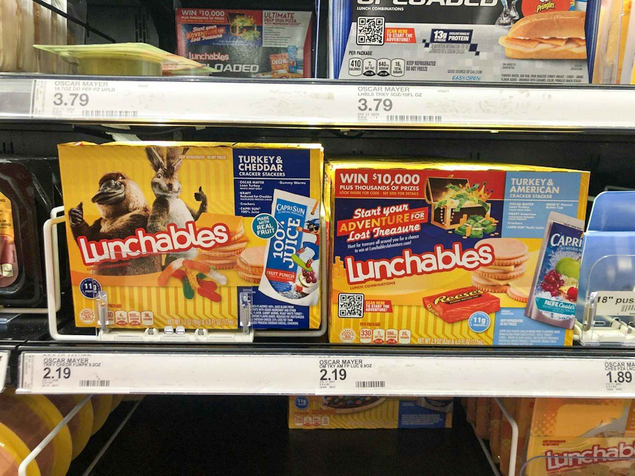 lunchables on a target shelf