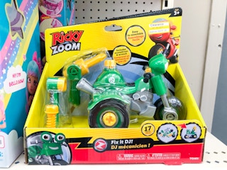 Ricky Zoom truck on store shelf on clearance