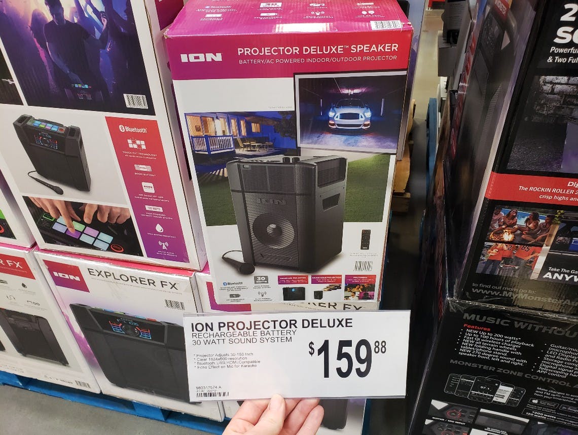 ION Projector Deluxe, Only 159.98 at Sam's Club The Krazy Coupon Lady
