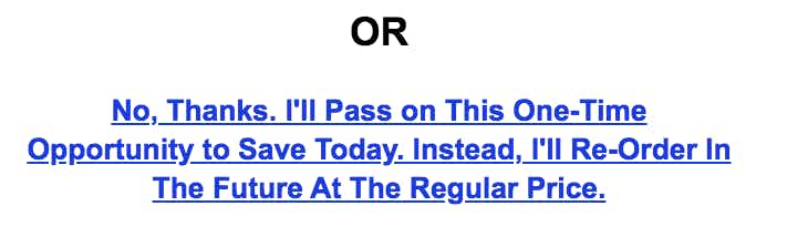 no thanks biotrust