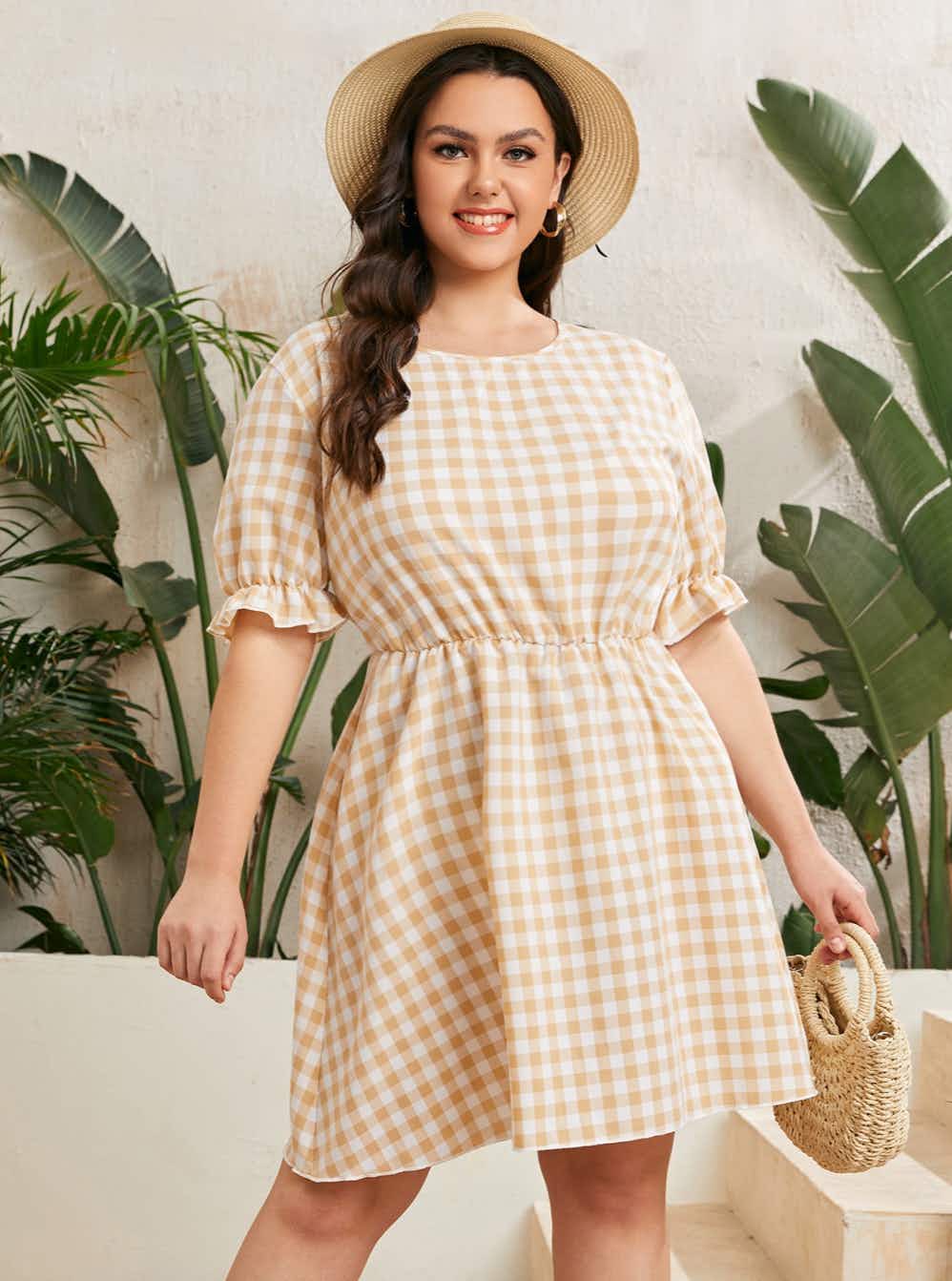 Plus size skater dress from Shein