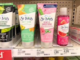 st. ives face scrub on a target shelf