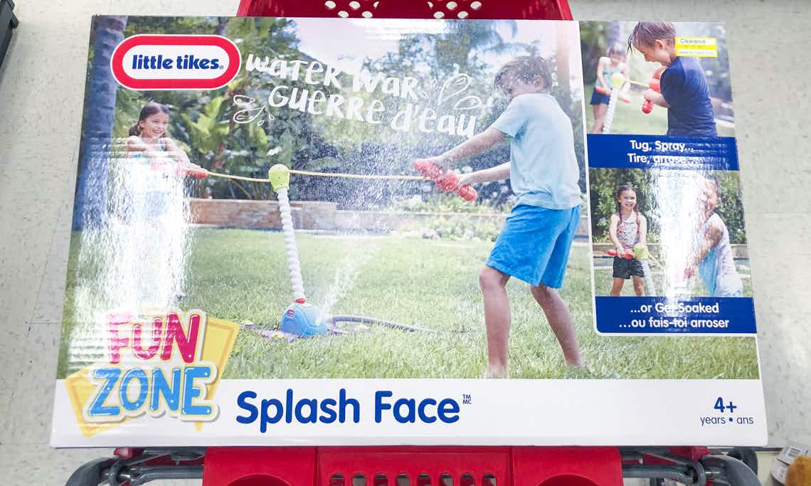 little tikes fun zone splash face water toy on clearance at target perched on target cart