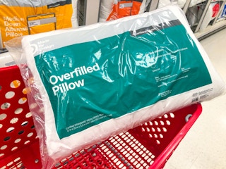 pillow in Target shopping cart