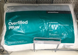 pillow on Target shelf