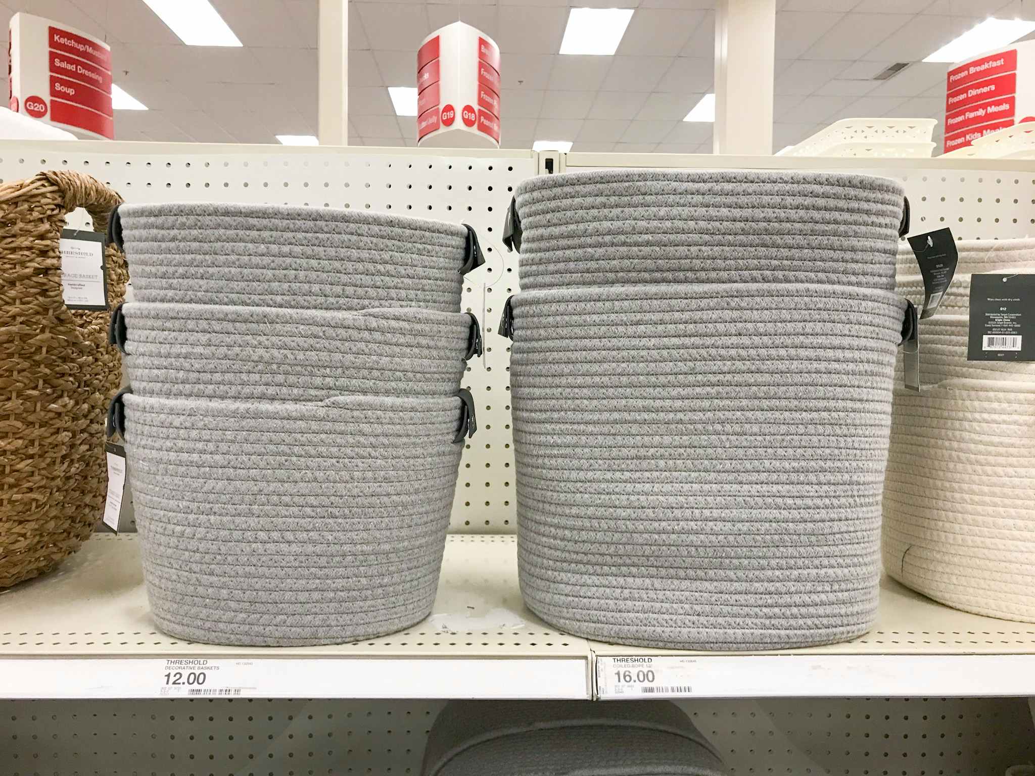 threshold rope basket at target