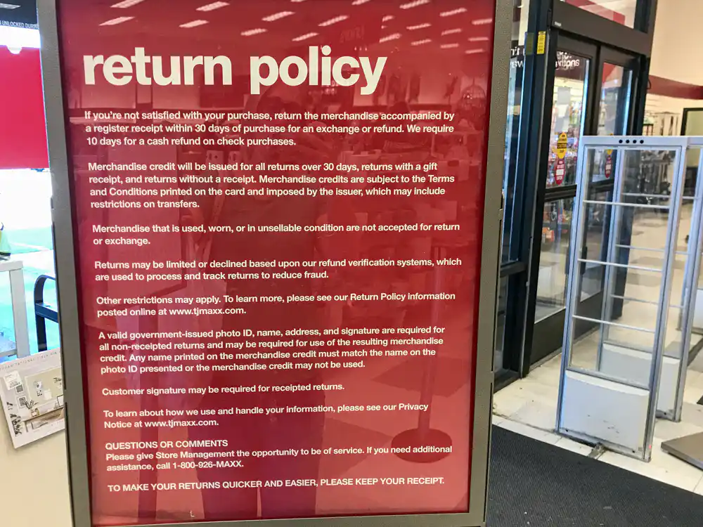 The Ultimate Guide To The Tj Maxx Return Policy