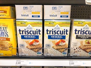triscuit crackers on a target shelf