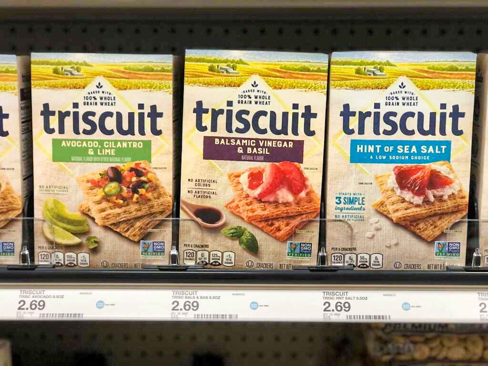 triscuit crackers on a target shelf