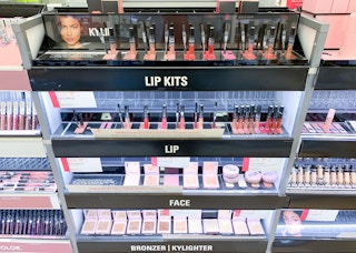 Kylie Cosmetics display at Ulta