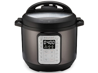 stock photo of instant pot viva pressure cooker on white background