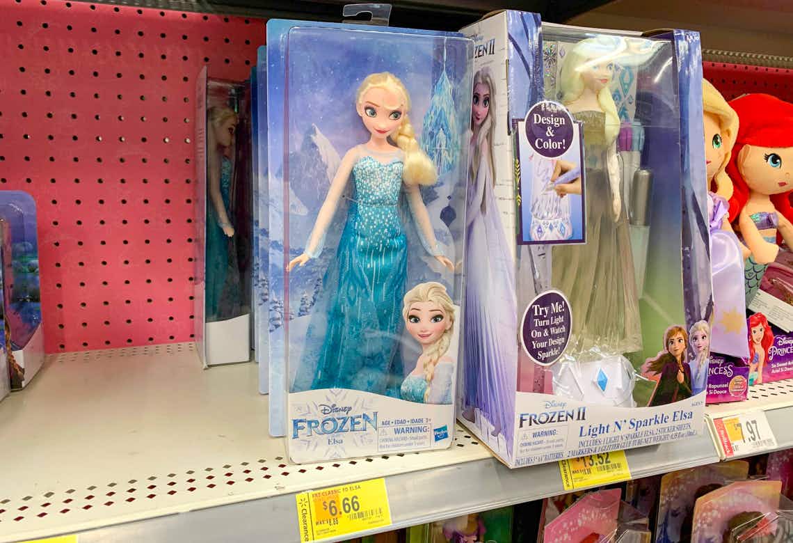 disney frozen elsa doll on clearance