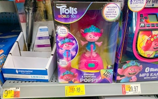 trolls world tour dancing singing poppy doll on clearance