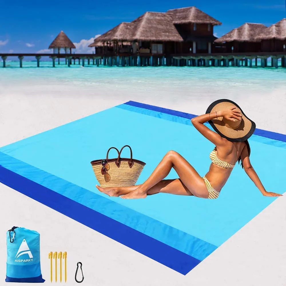 Sandproof Beach Sheet Towel Only 9 90 On Amazon The Krazy Coupon Lady