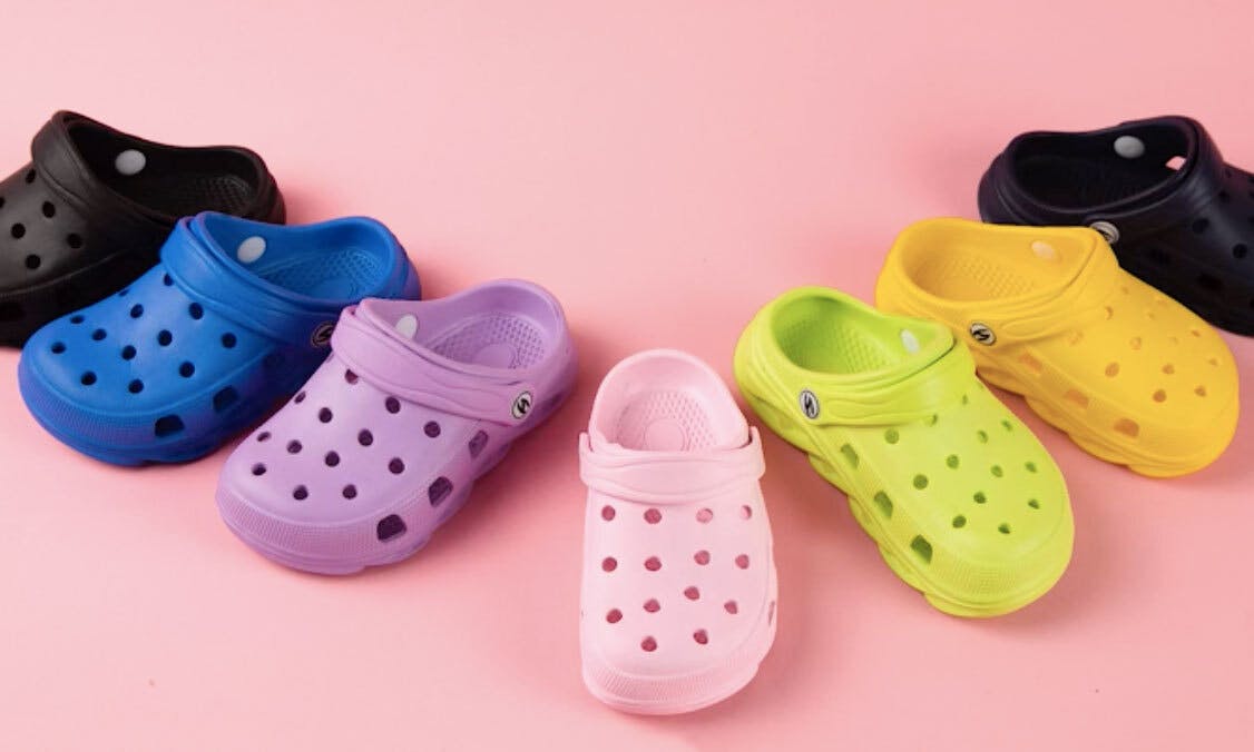 Amazon crocs dupe in different colors