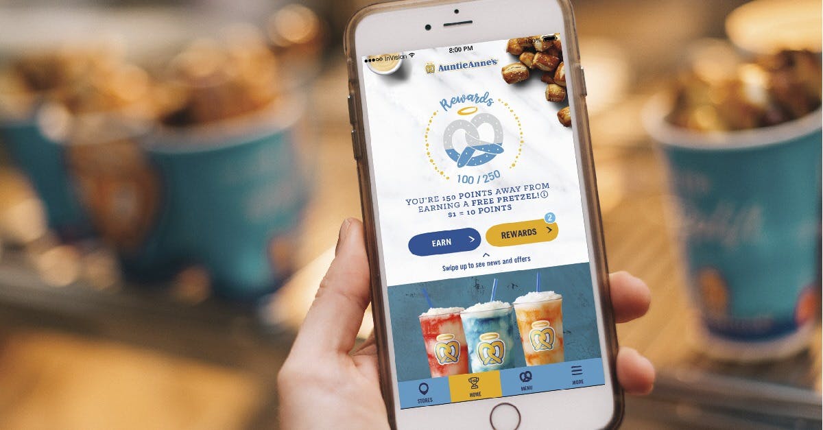 Auntie Anne's Pretzels app