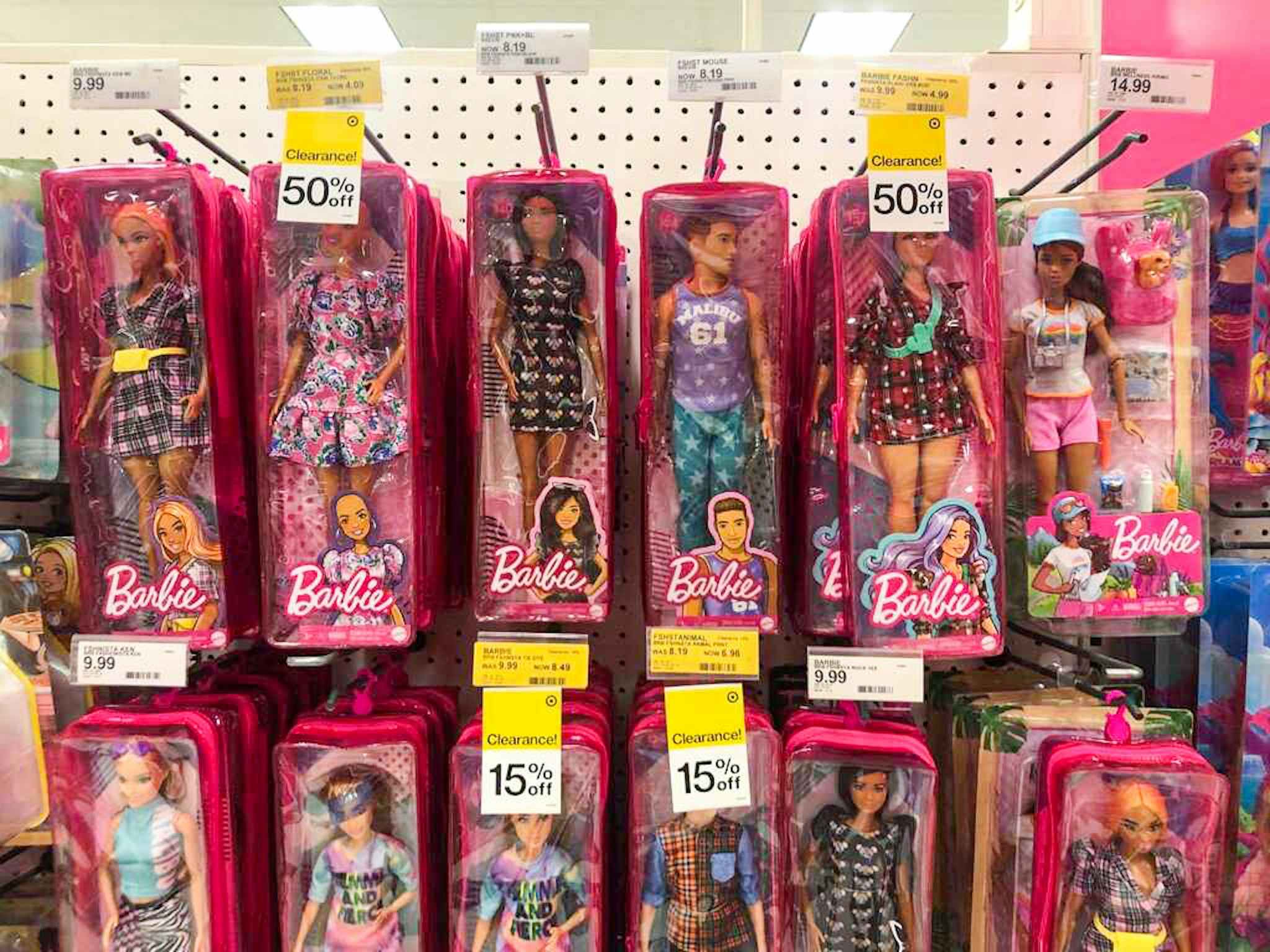 barbie doll clearance at target