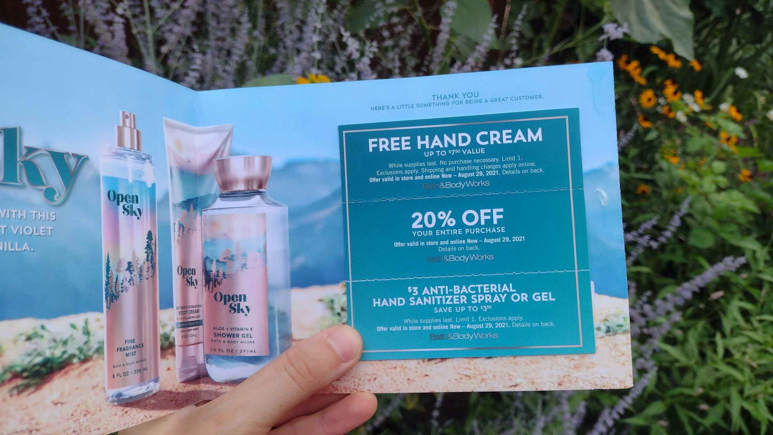 Bath and Body Works mailer coupon