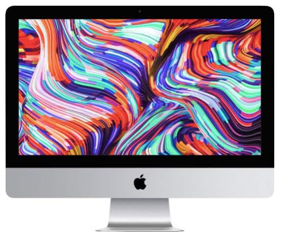 best buy Apple 21.5 iMac With Retina 4K Display Intel Core i5 256GB Silver stock image 2021