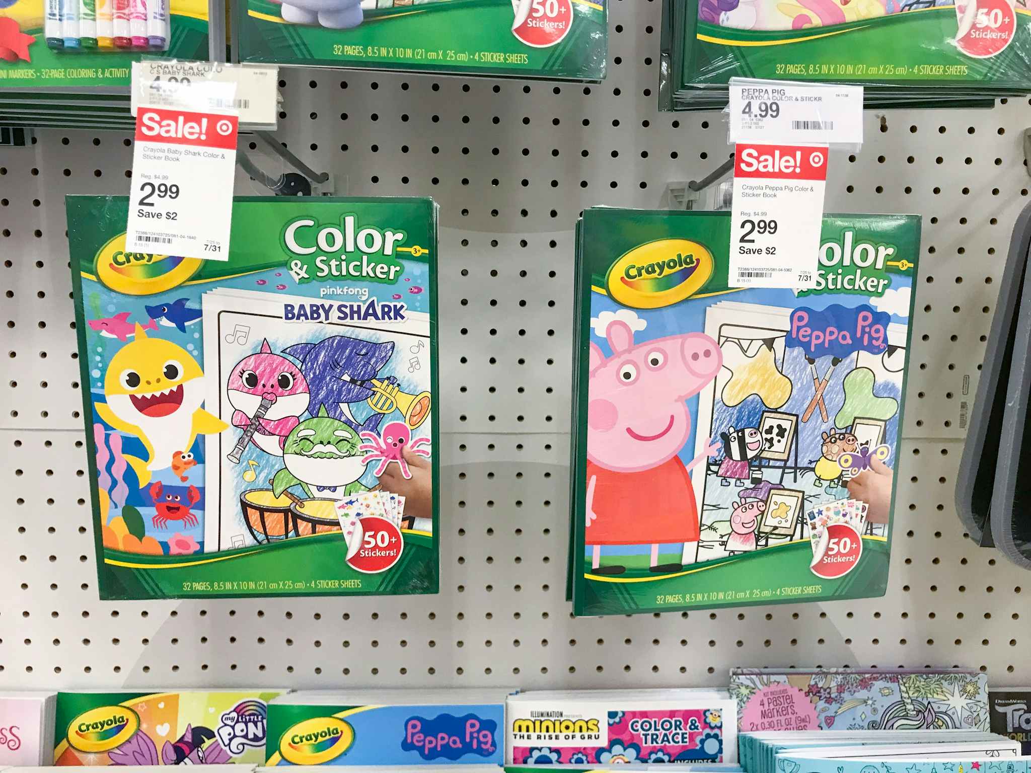 crayola color and sticker books at target