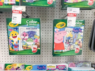 crayola color and sticker books at target