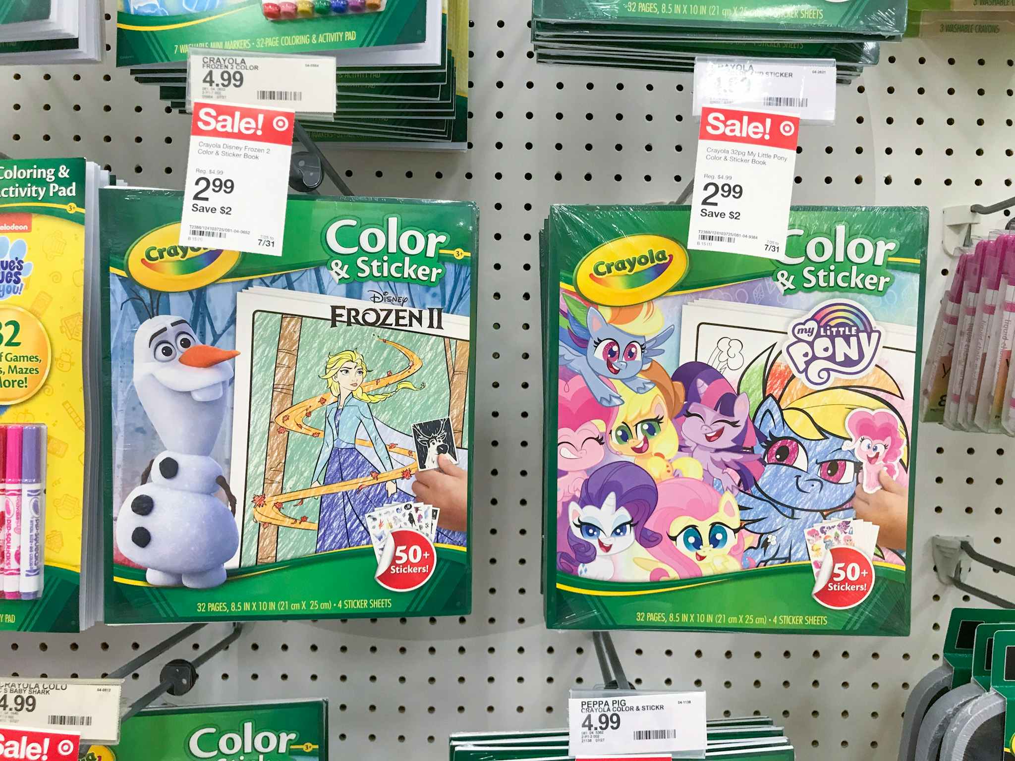 crayola color and sticker books at target