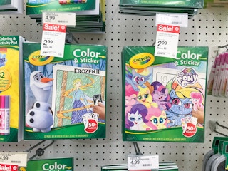 crayola color and sticker books at target