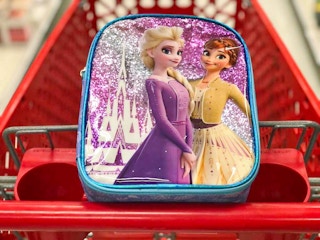 disney frozen lunch tote on a target cart