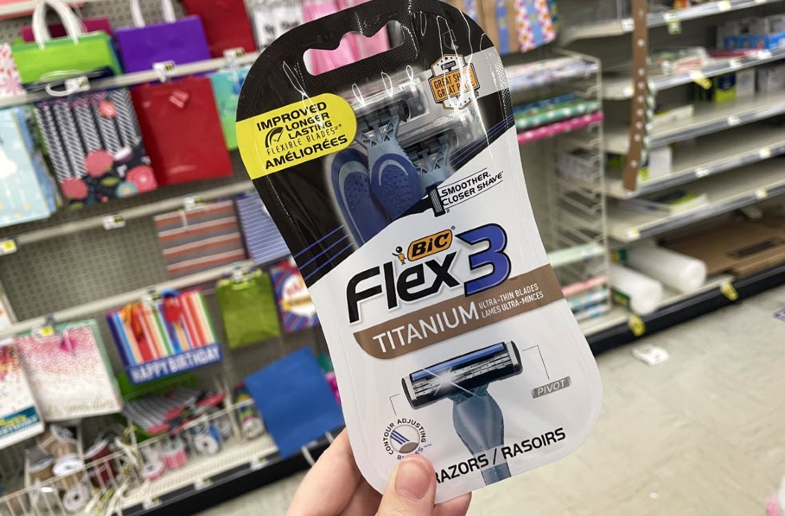 BIC Flex 3 Disposable Razors, Free at Dollar General The Krazy Coupon Lady