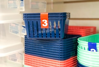 decorative storage and organizational bins