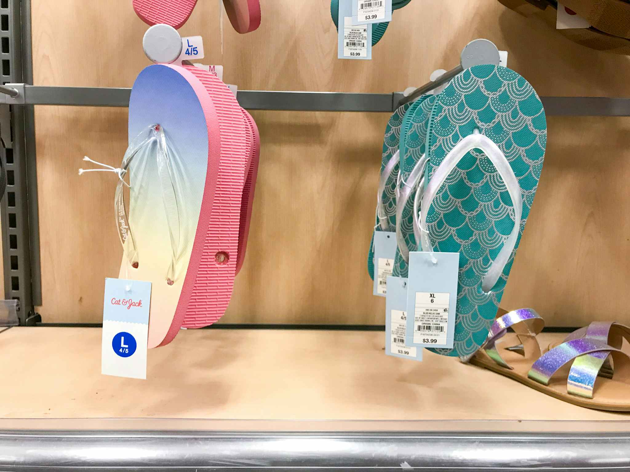 cat & jack flip flop sandals at target