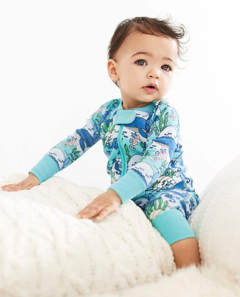 baby in pajamas