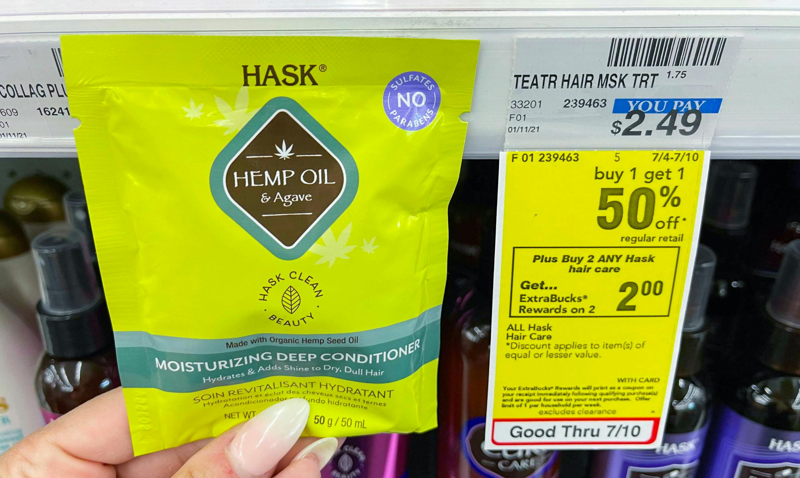0.87 Hask Hair Masks at CVS So Easy The Krazy Coupon Lady