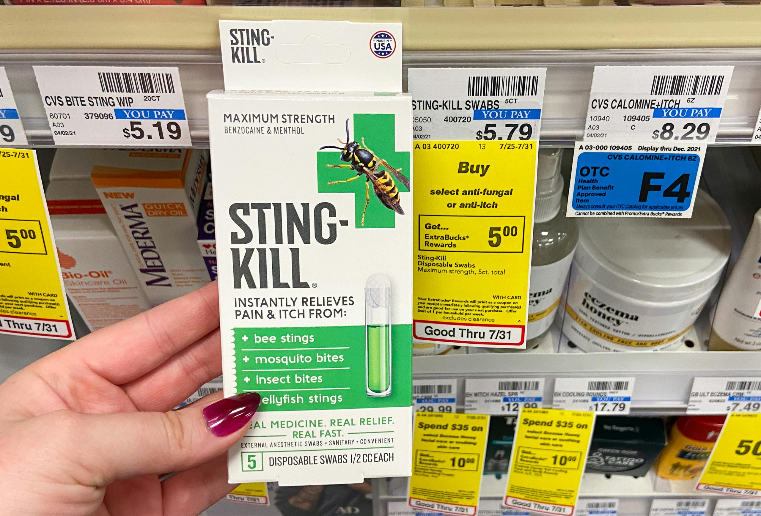 StingKill Swabs, Easy 0.21 Moneymaker at CVS The Krazy Coupon Lady