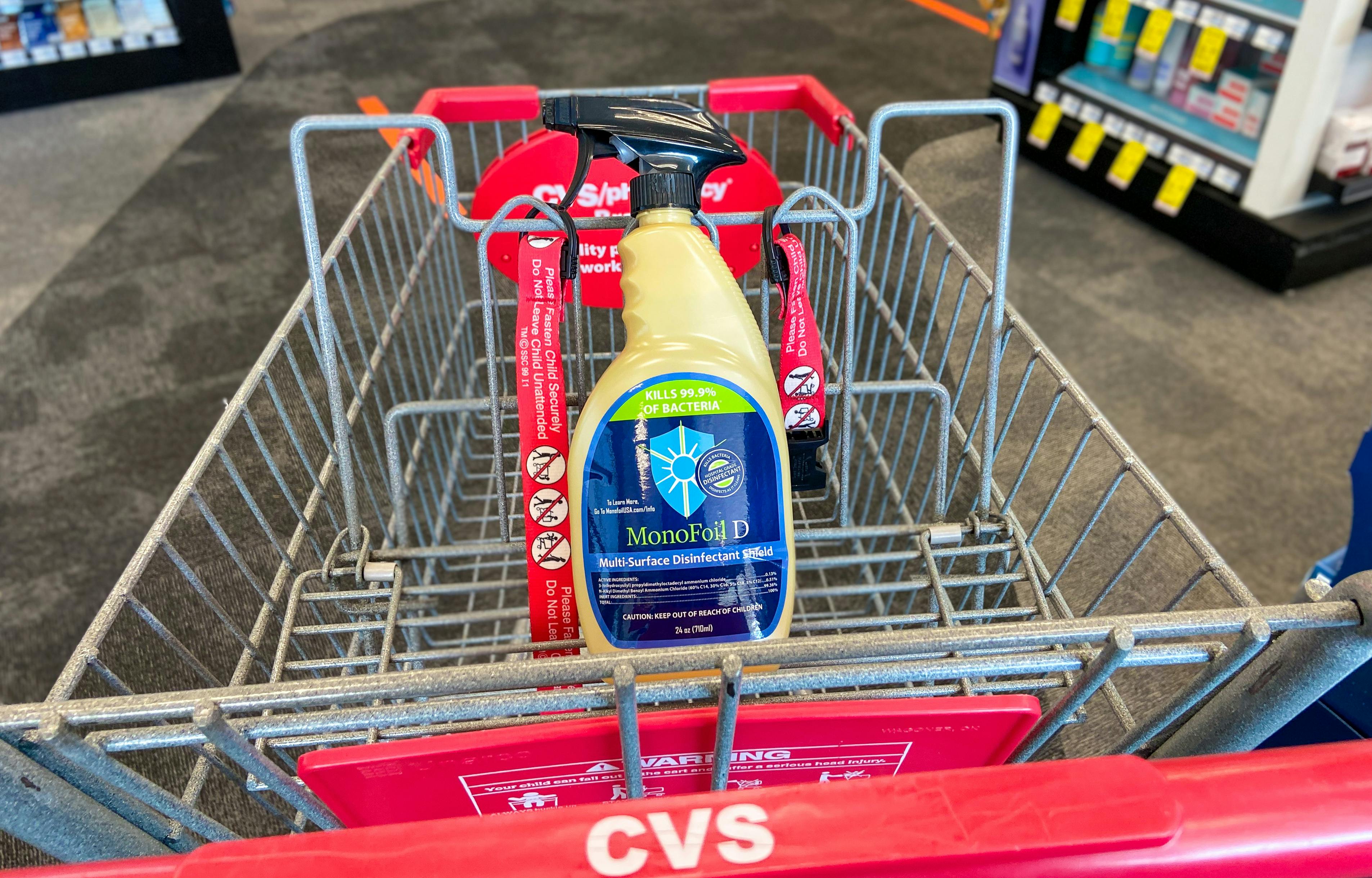 MonoFoil Disinfectant Spray, Just 0.99 at CVS So Easy The Krazy Coupon Lady