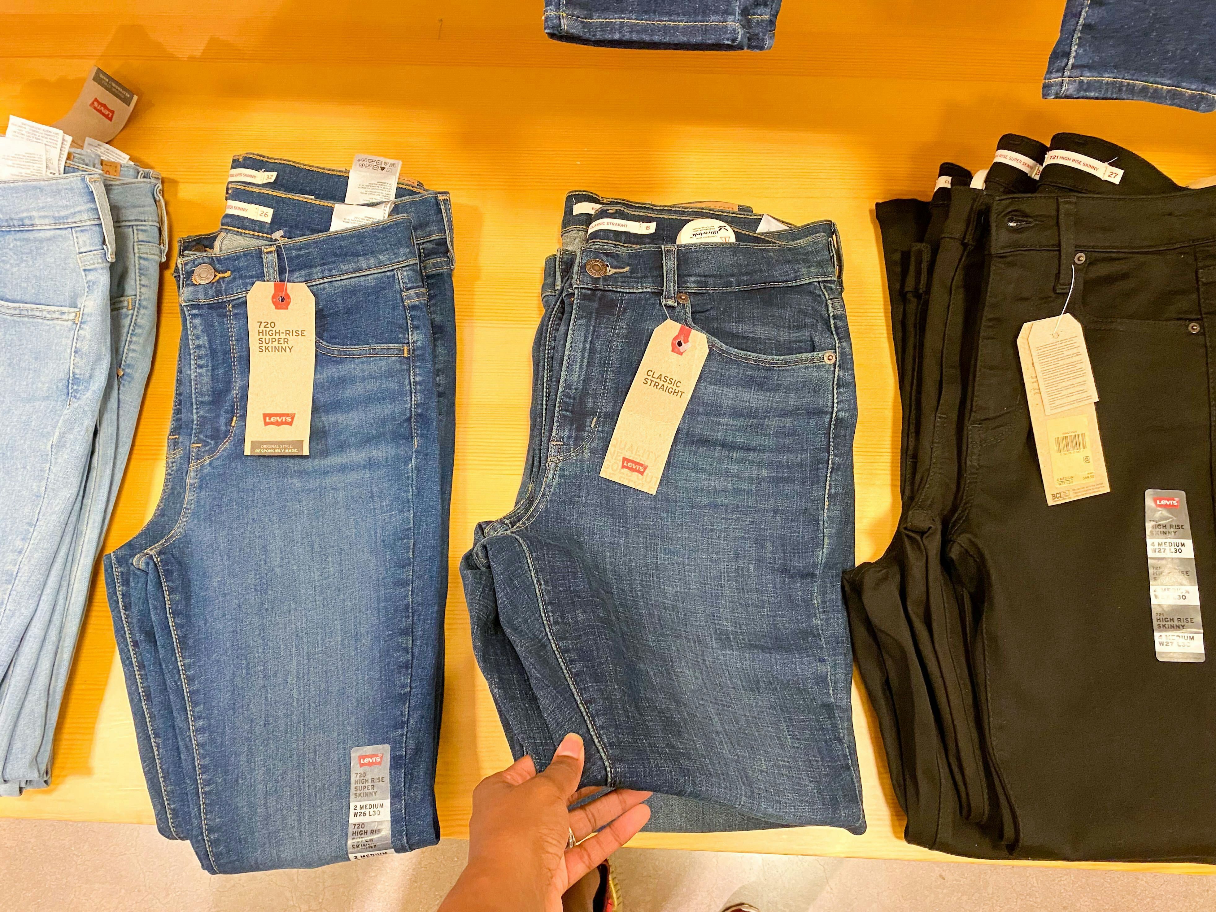 jcpenney ladies levi jeans