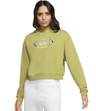 kohls Plus Size Nike Sportswear Crop Fleece Hoodie stock image 2021