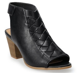 kohls Sonoma Goods For Life Mackerel Women's High Heel Ankle Boots stock image 2021