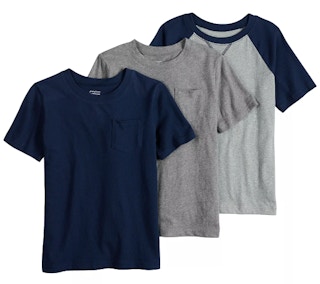 kohls Toddler Boy Jumping Beans 3-Pack Solid Tees stock image 2021