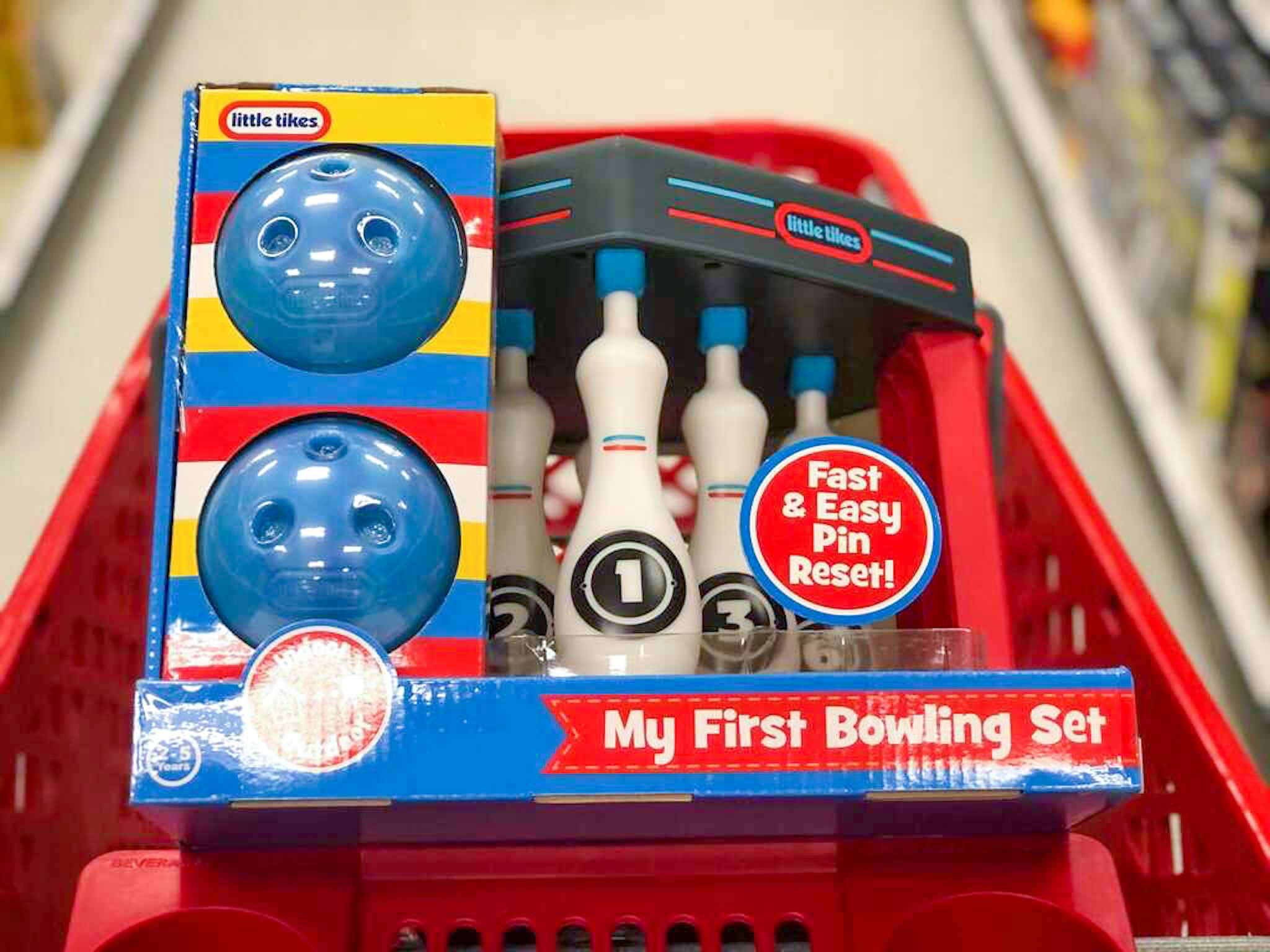 little tikes my first bowling set on a target cart