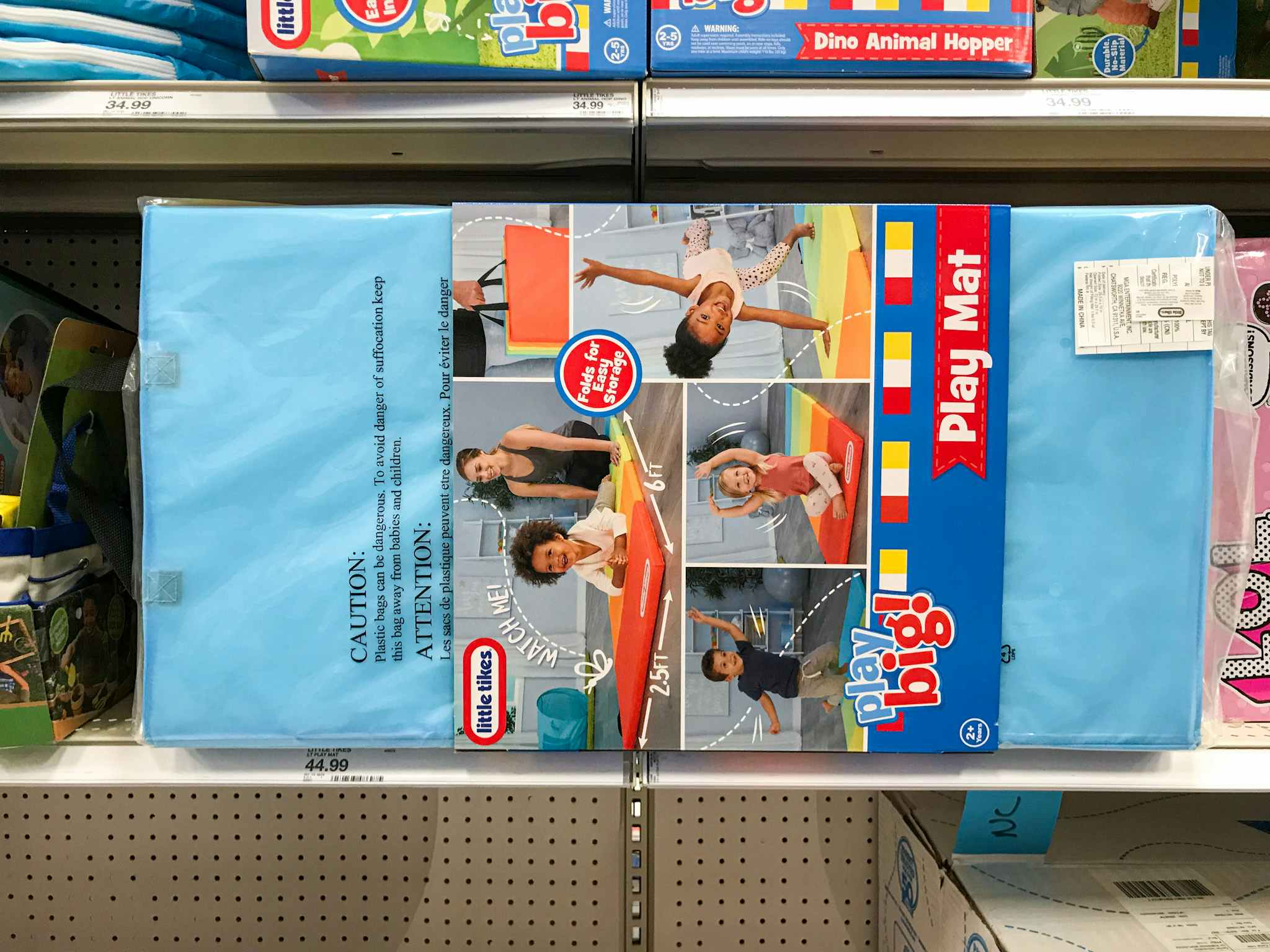 little tikes play mat on a target shelf