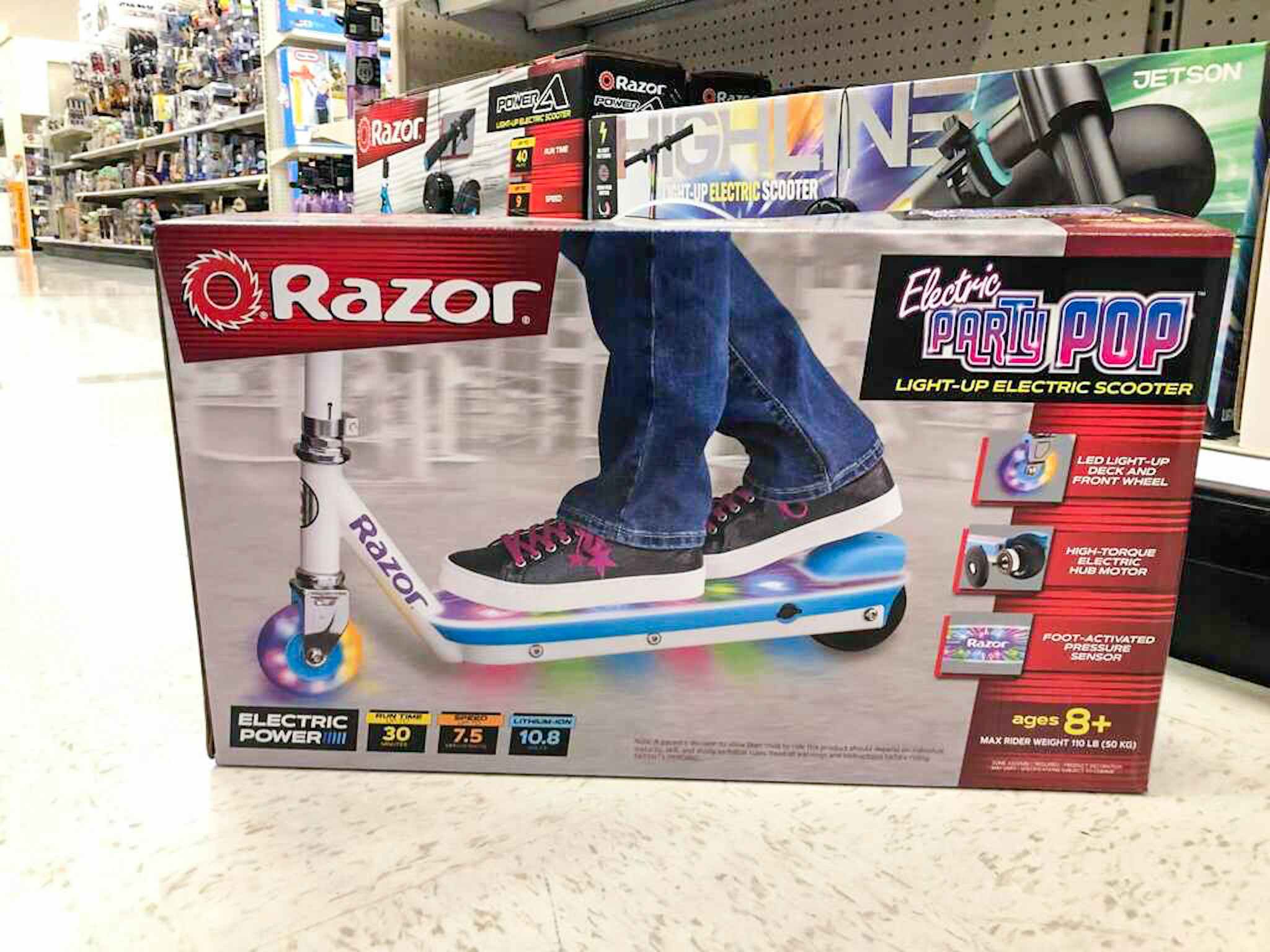 razor party pop electric scooter at target