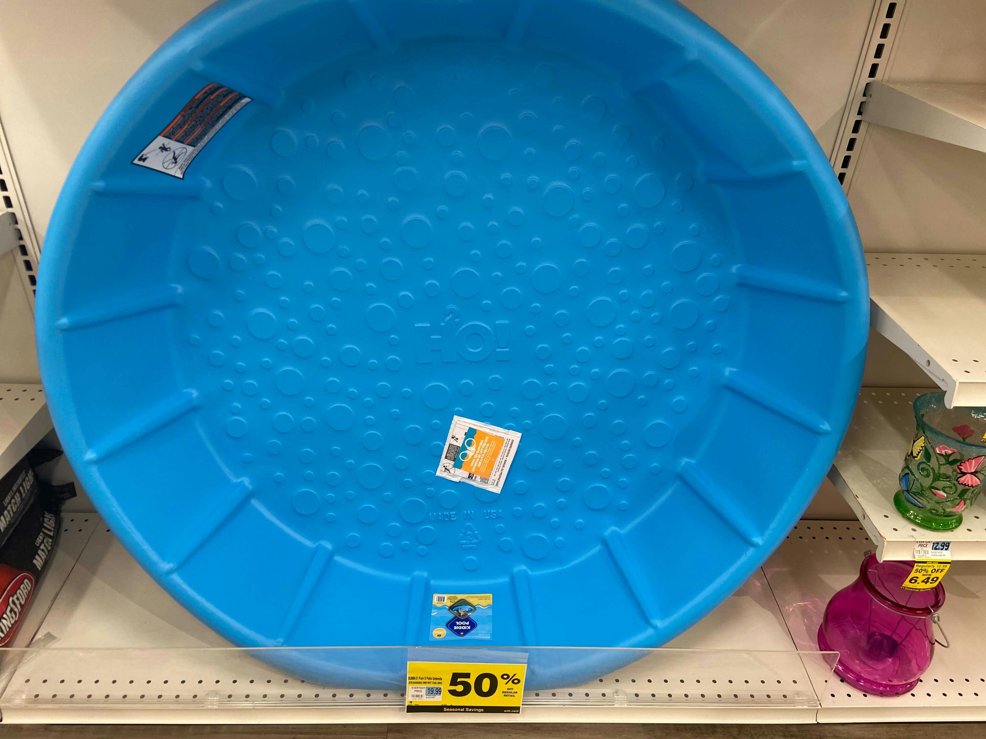 Blue Kiddie Pool, Only 9.99 at Rite Aid The Krazy Coupon Lady