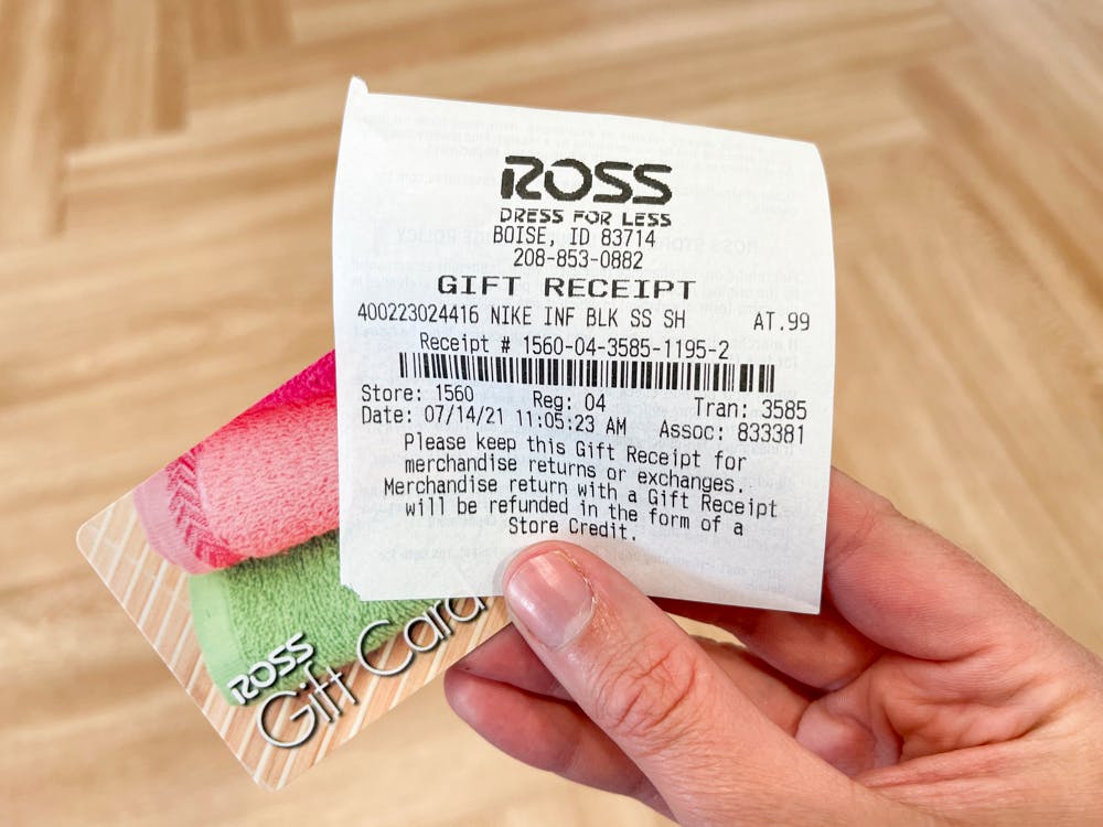 ross shopping hacks return gift receipt gift card 2021 9 1626376701 1626376701