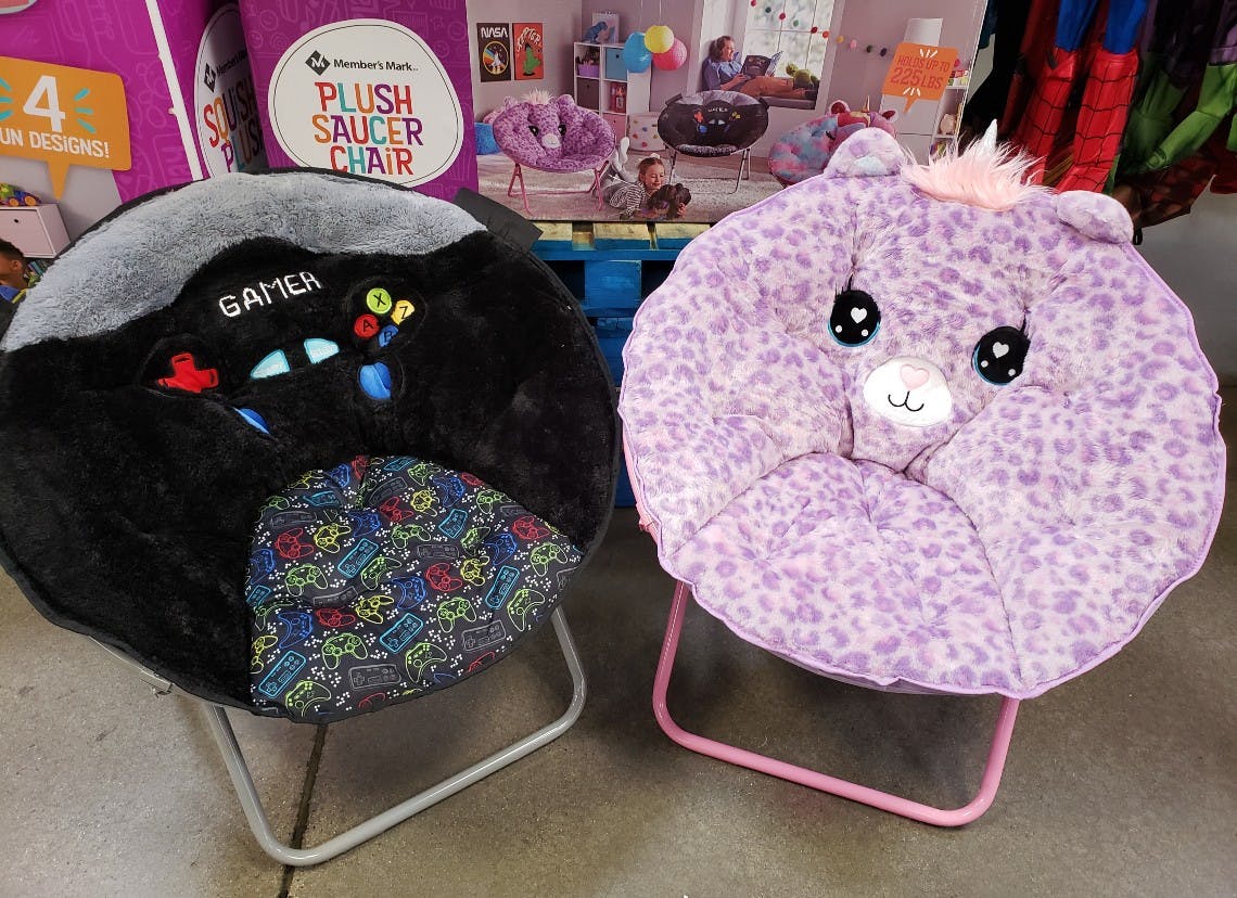 Https Thekrazycouponladycom 2021 07 16 Members Mark Plush Saucer Chairs Only 32 98 At Sams Club