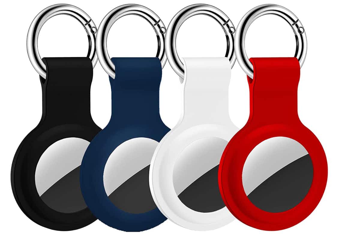 HATALKIN AirTag Keychain Holders 4-Pack