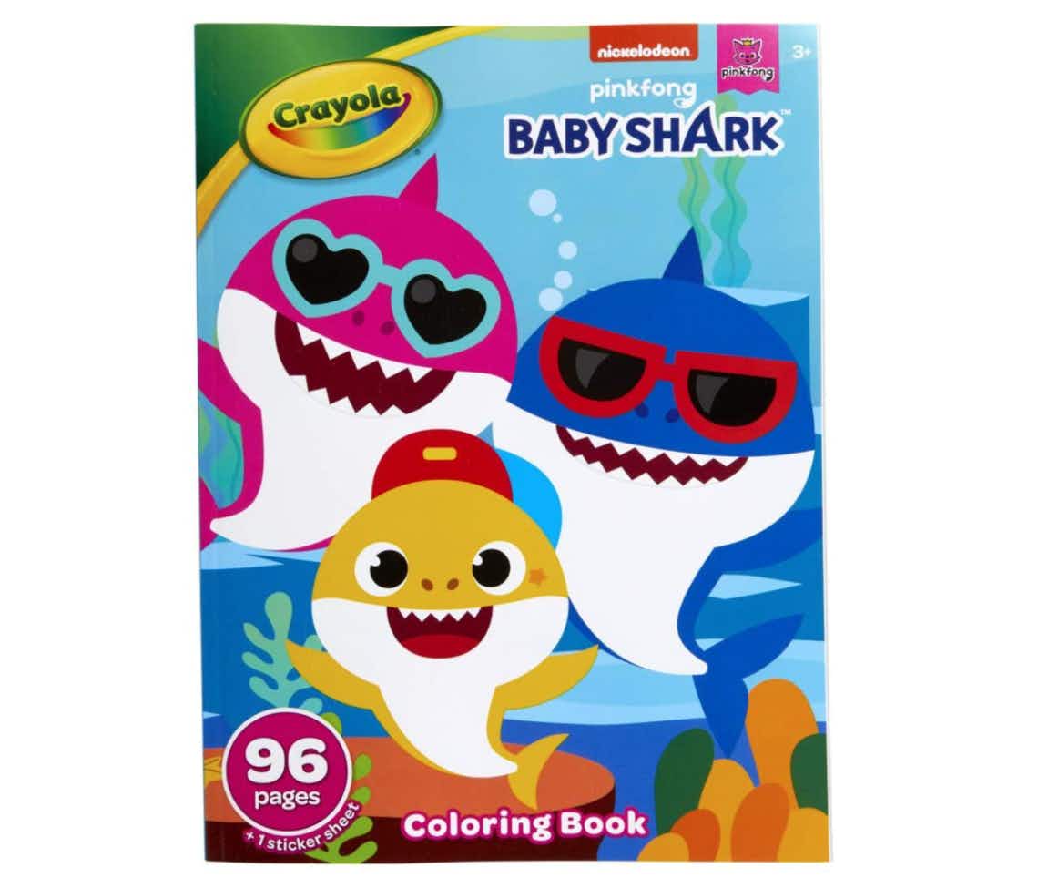 Crayola Baby Shark Coloring Book