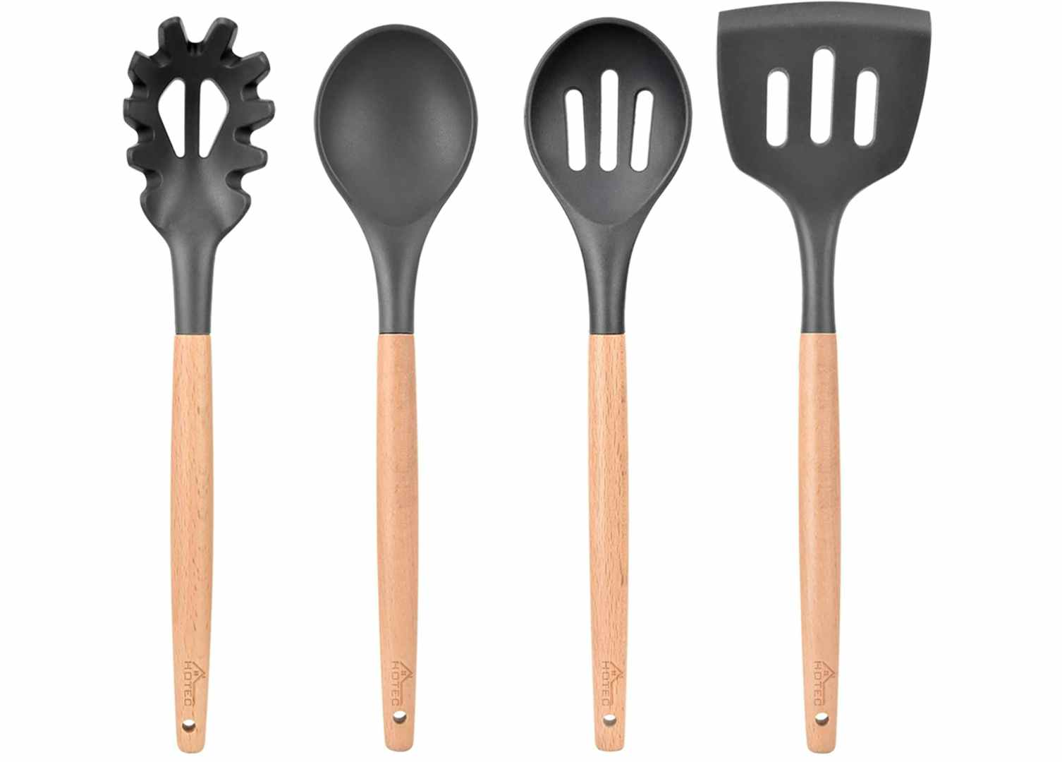  HOTEC Silicone Cooking Spatula Kitchen Utensils