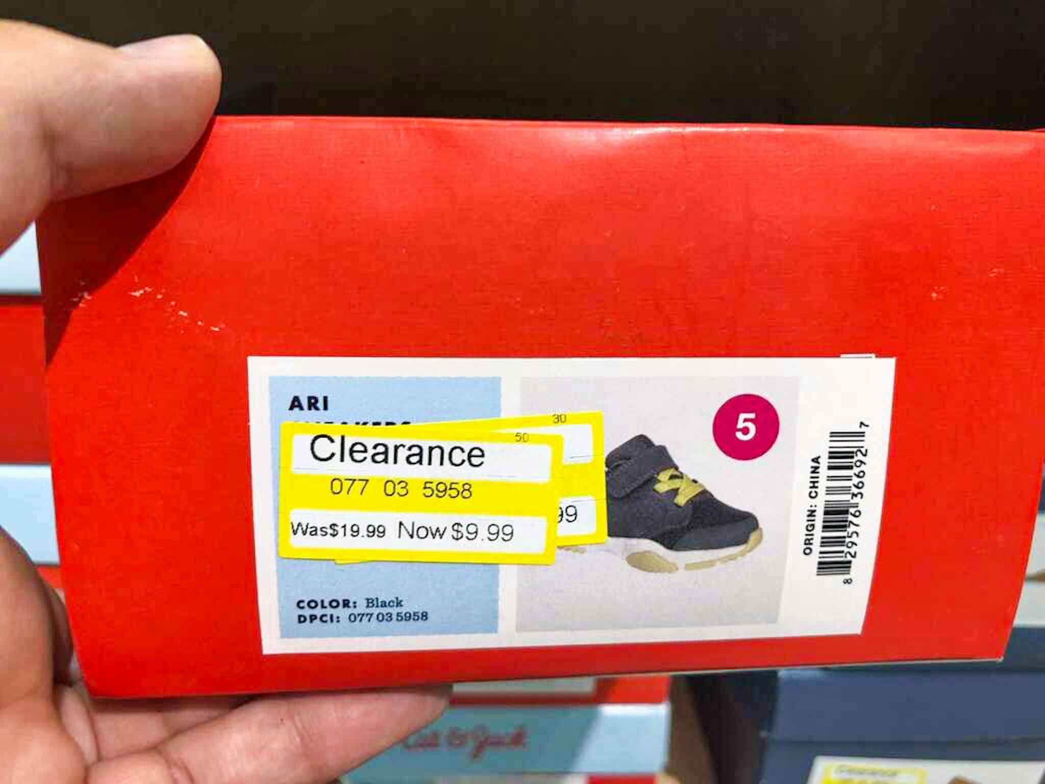 shoe clearance at target