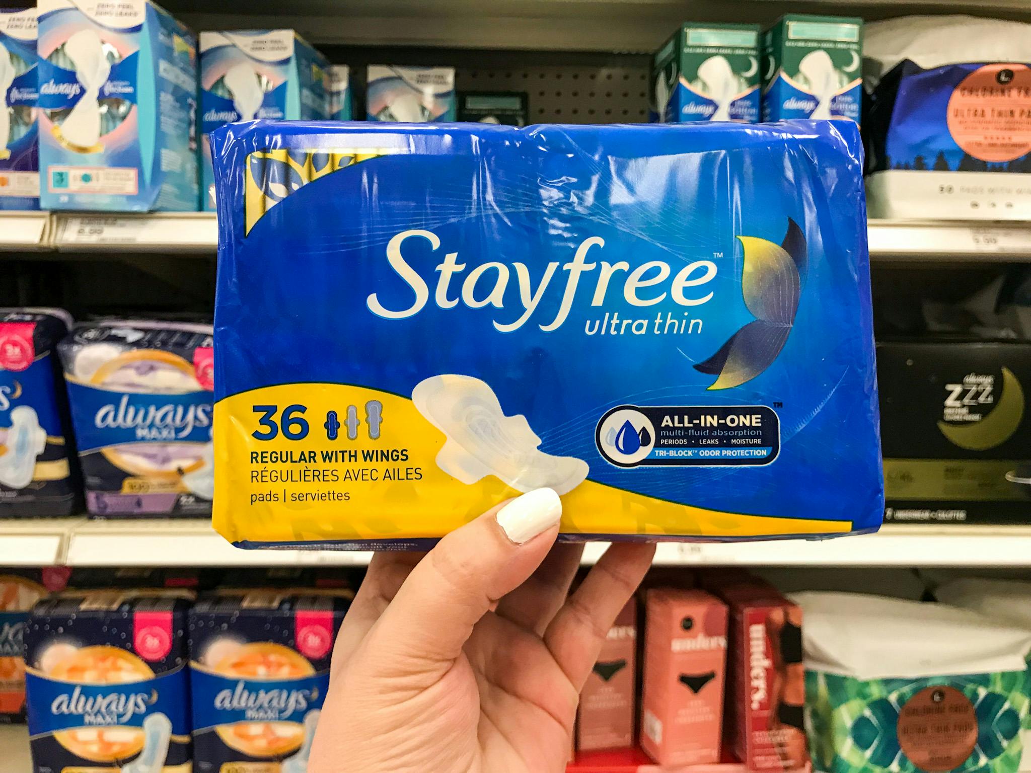 Stayfree Pads, Only 0.56 at Target The Krazy Coupon Lady